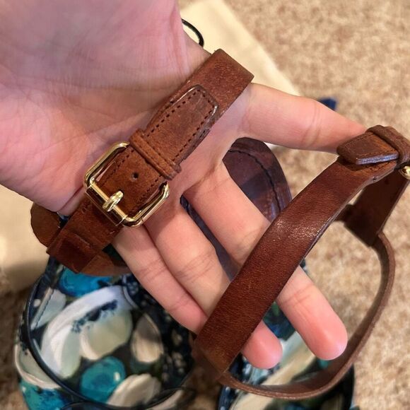 Louis Vuitton Size 36 Floral Heel Sandal with Dustbag - Picture 2 of 10